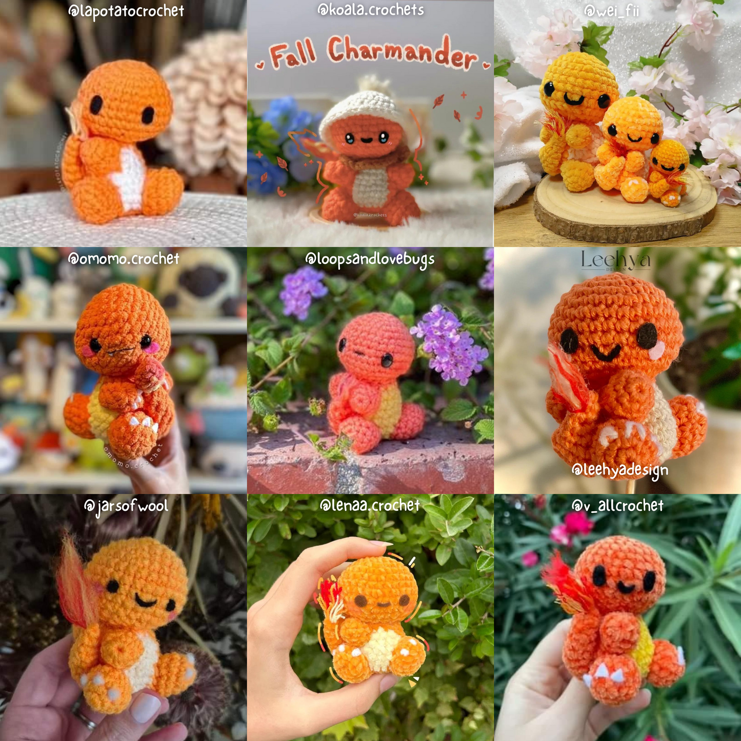 Generation 1 Friend Bundle, PDF Crochet Pattern, Digital File Amigurumi Pattern