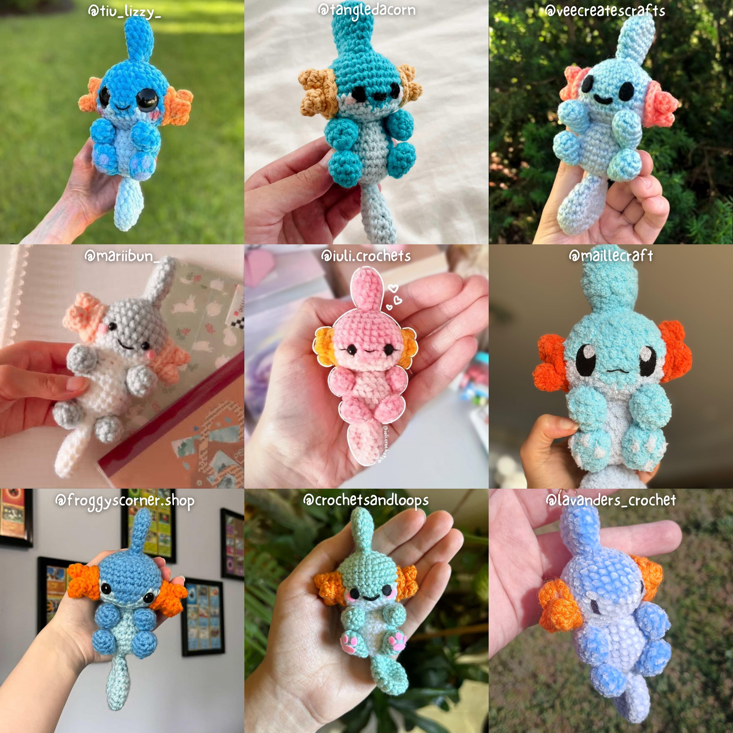 Mud Buddy, PDF Crochet Pattern, Digital File Amigurumi Pattern