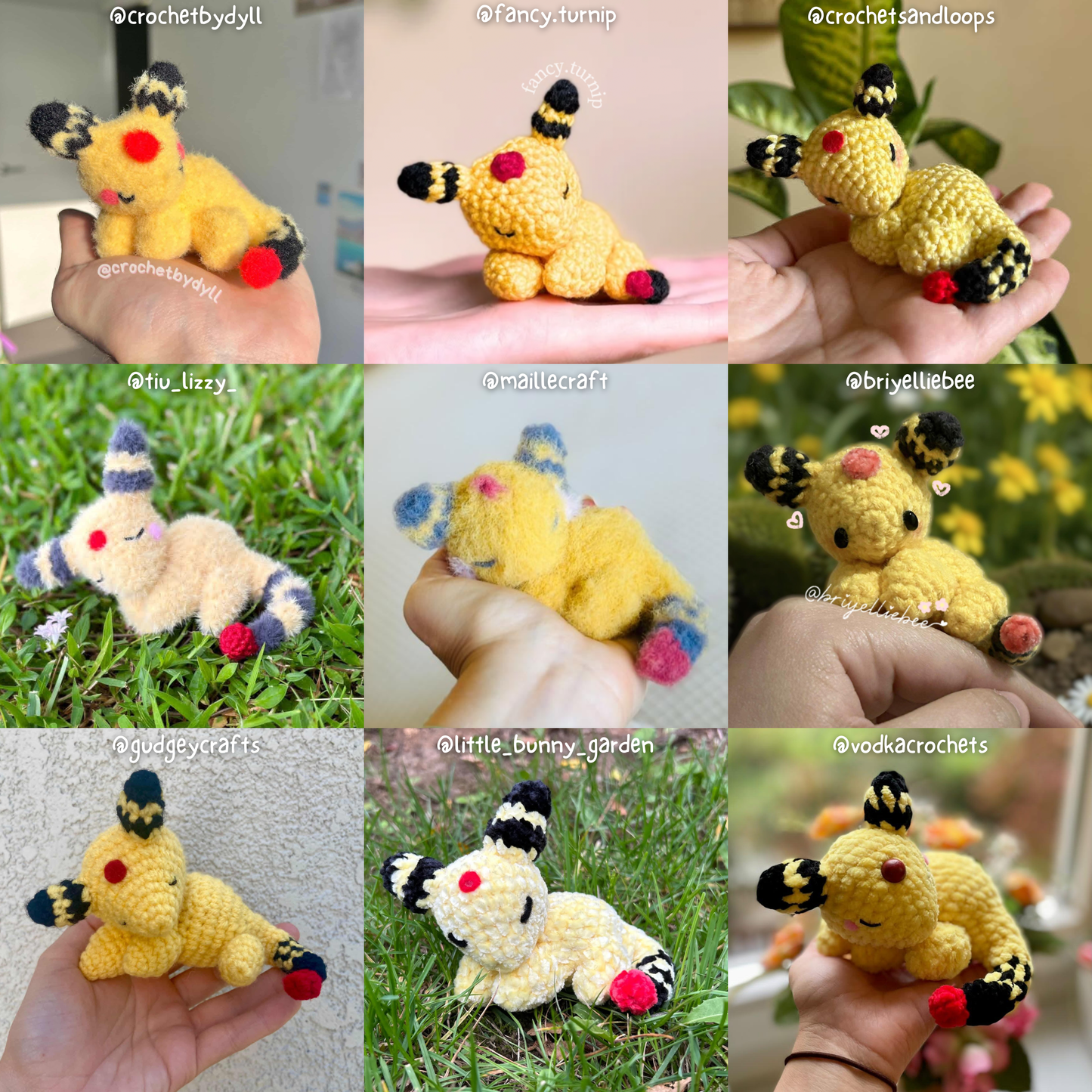 Sleepy Sparky, PDF Crochet Pattern, Digital File Amigurumi Pattern