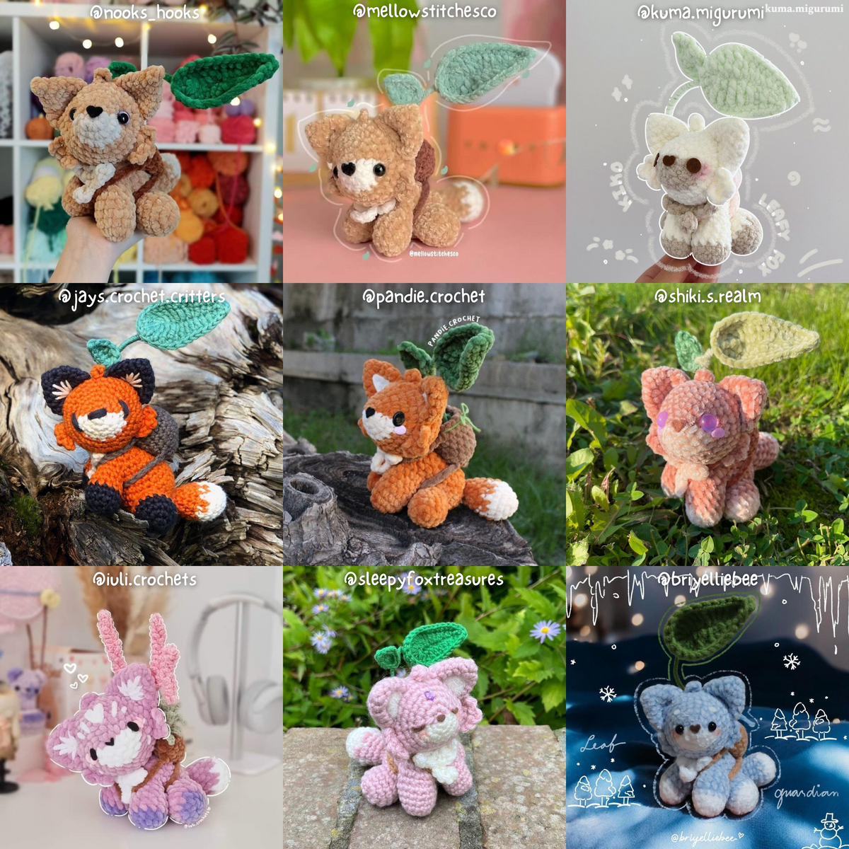 File Patter Info.pdf Forest Fox, PDF Fox Crochet Pattern, Digital File Fox Amigurumi Patter ...