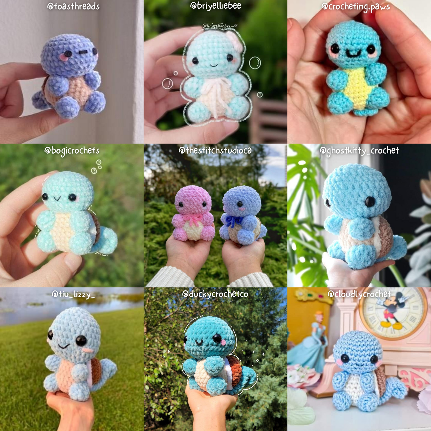 Water Friend, PDF Crochet Pattern, Digital File Amigurumi Pattern