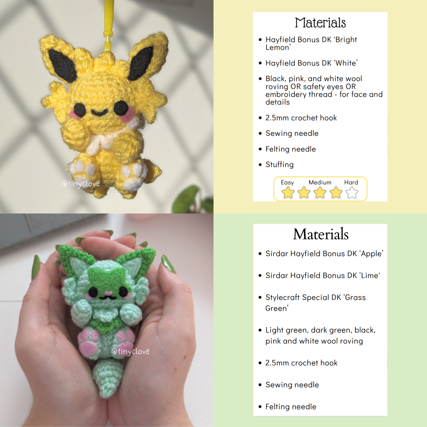 The Big Buddy Bundle, PDF Crochet Pattern, Digital File Amigurumi Pattern