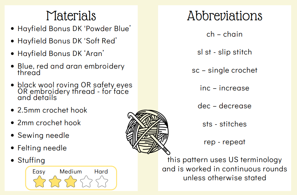 Plus and Minus Buddy Duo, PDF Crochet Pattern, Digital File Amigurumi Pattern