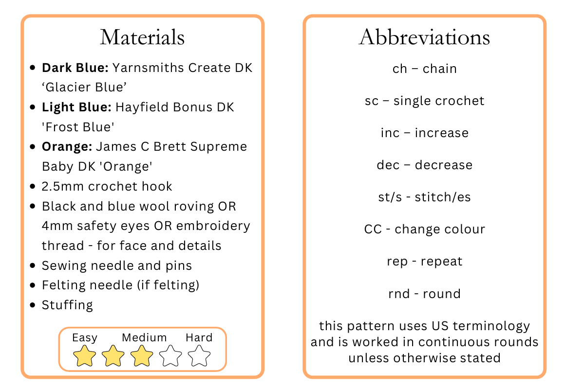Mud Buddy, PDF Crochet Pattern, Digital File Amigurumi Pattern
