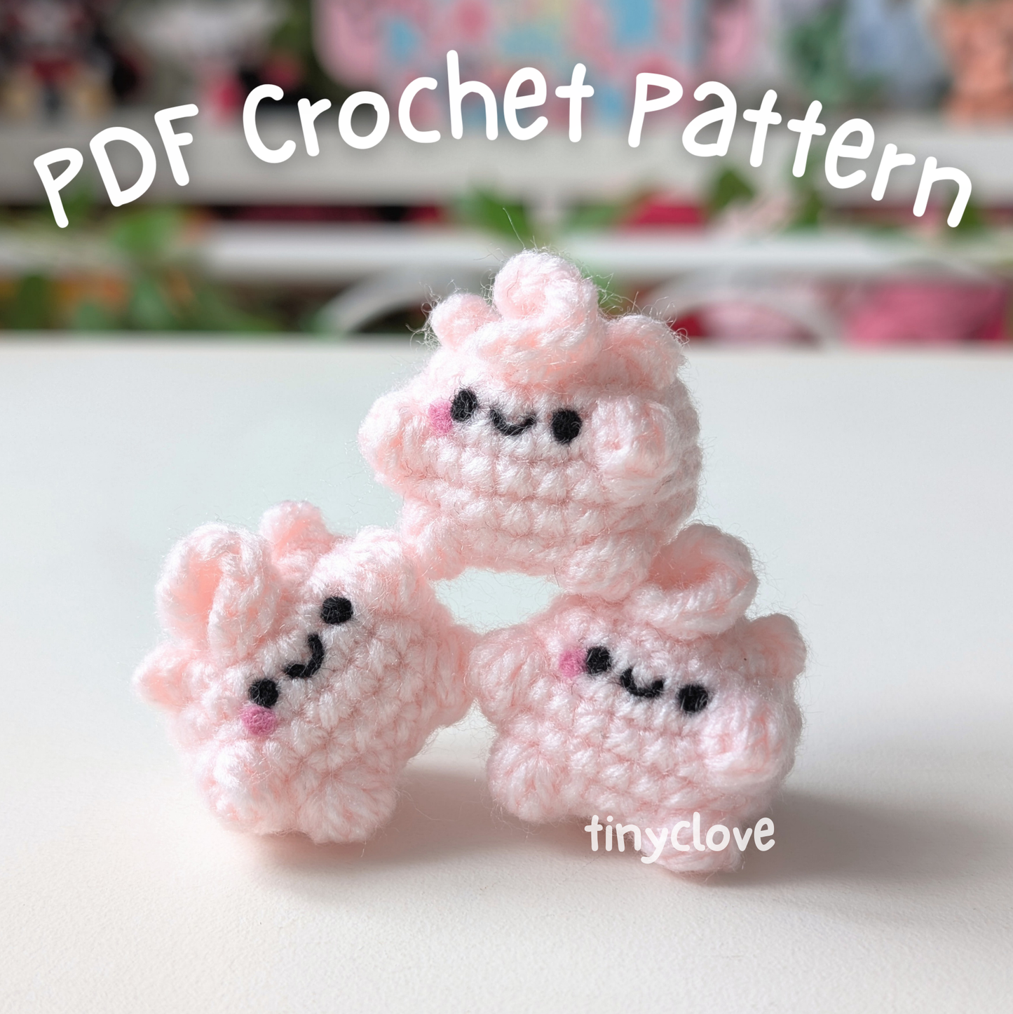 Little Puffball, PDF Crochet Pattern, Digital File Amigurumi Pattern