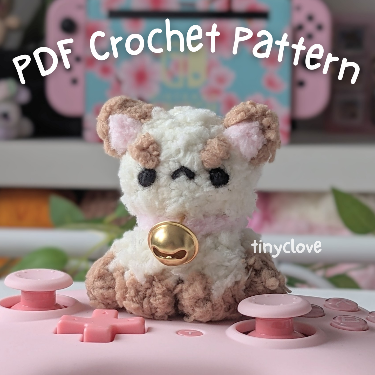 Fluffy Cat, PDF Cat Crochet Pattern, Digital File Cat Amigurumi Pattern